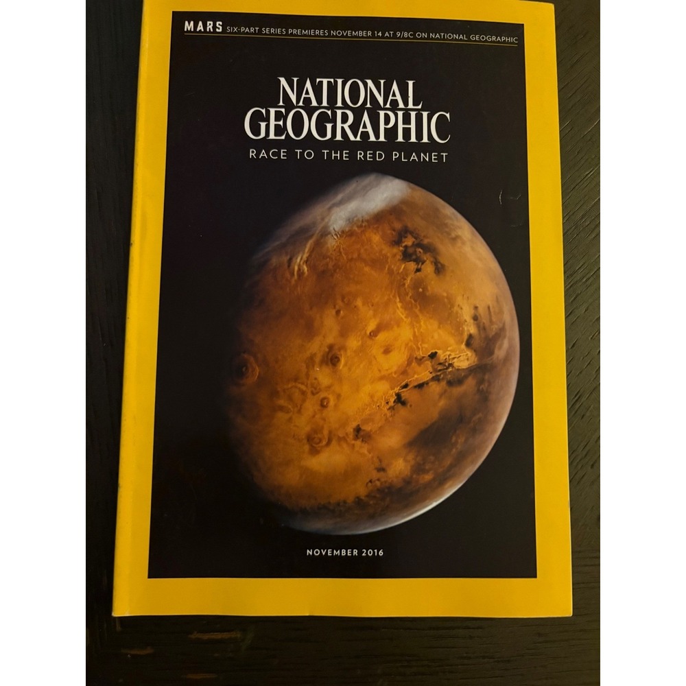 National Geographic November 2016 Race to‎ the Red Planet Mars SpaceX Octopus
